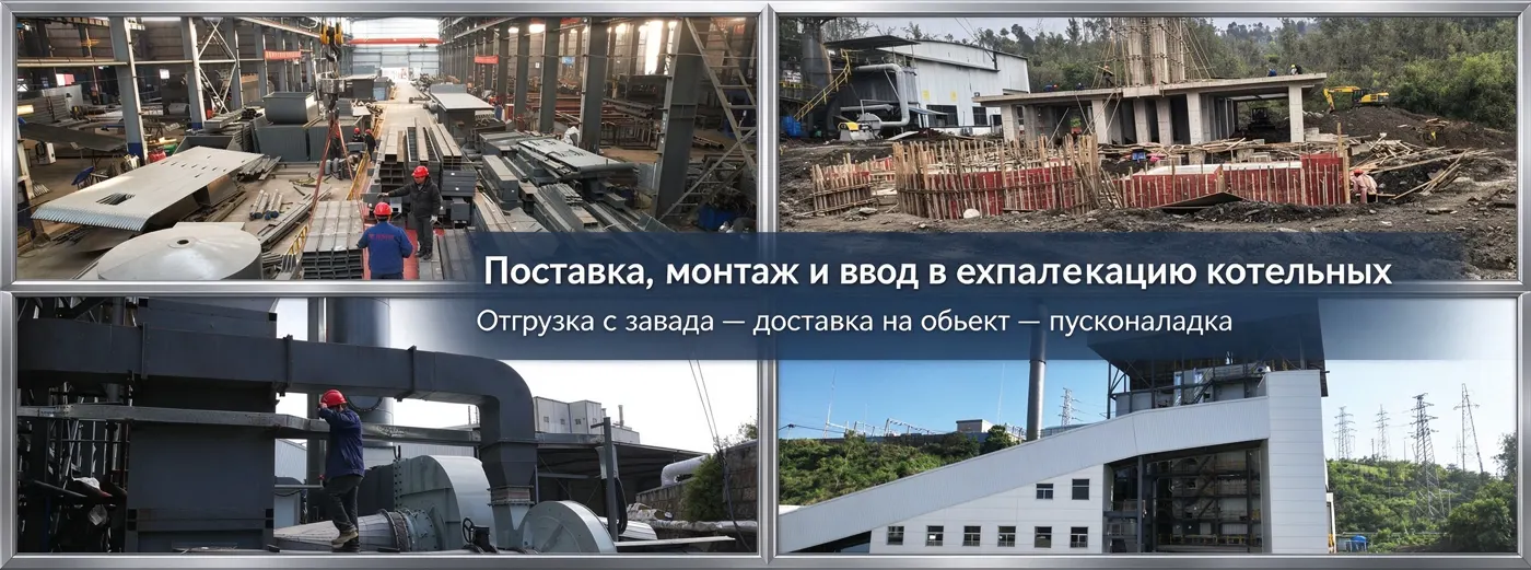 Этапы поставки котельного оборудования: производство, строительство котельной, монтаж обвязки, ввод в эксплуатацию