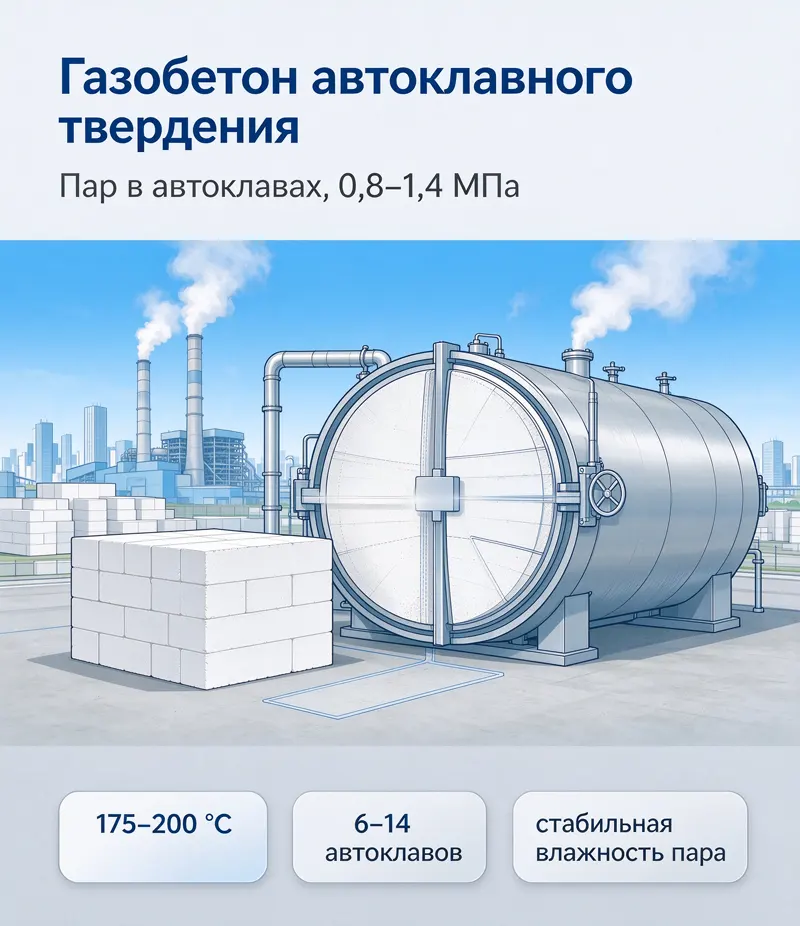 Теплоснабжение автоклавов для газобетона