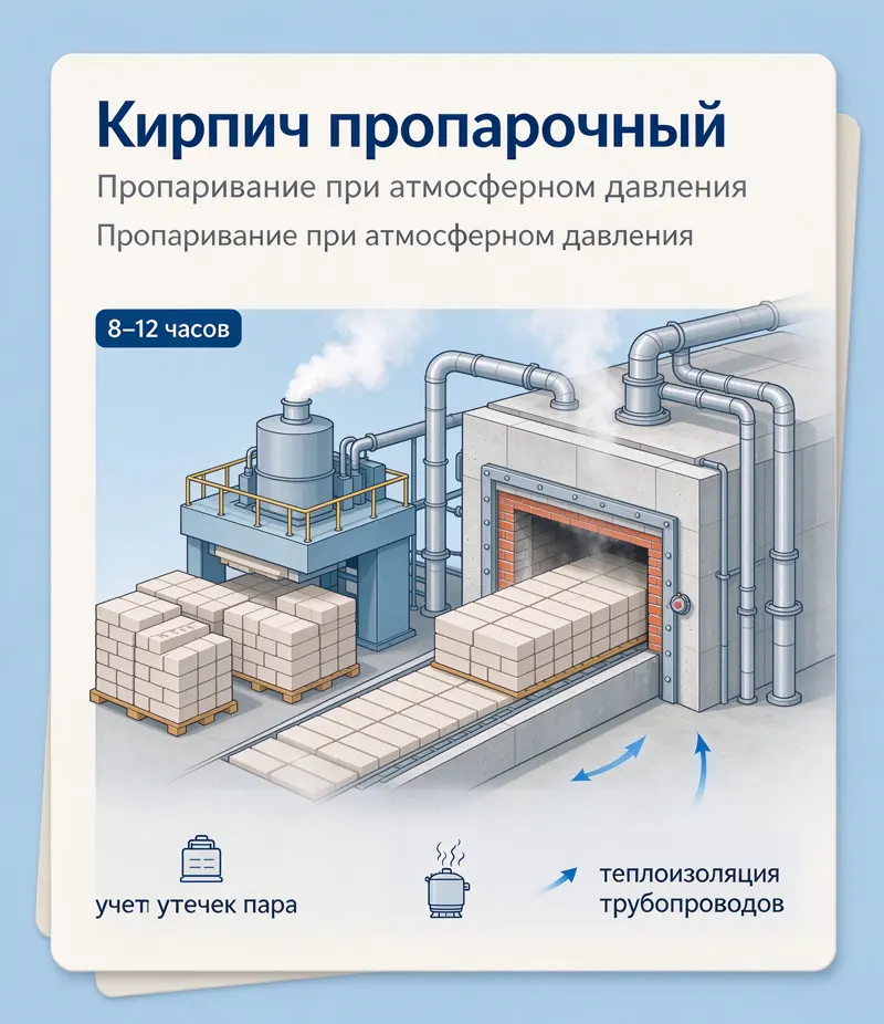Пропарочные камеры для силикатного кирпича