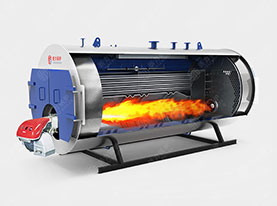 WNS Газовый Топливный Жаротрубный Паровой Котел